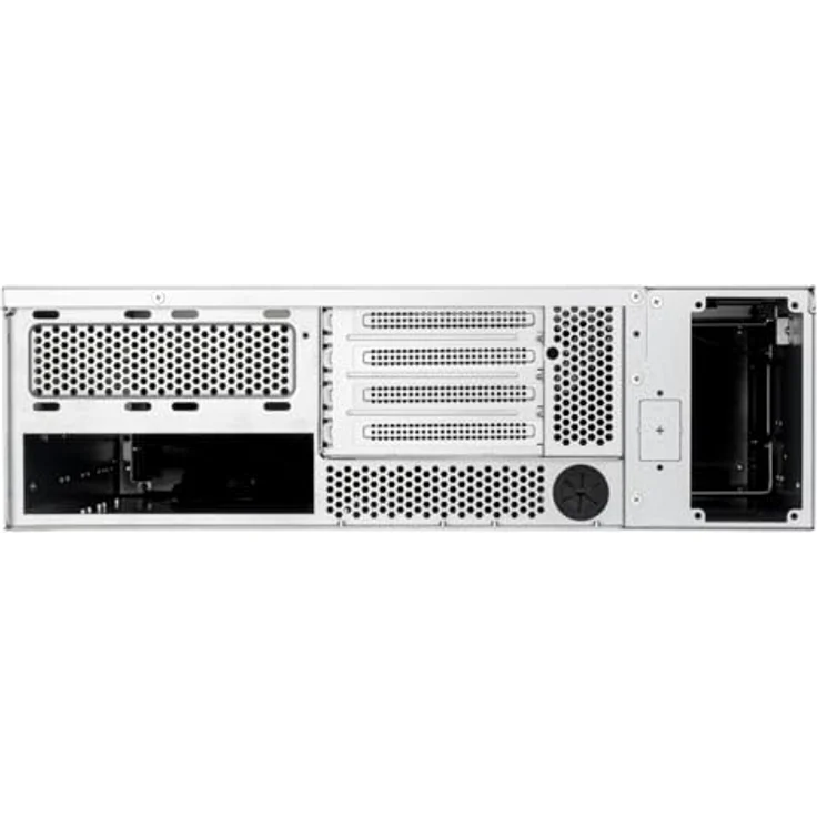 Silverstone Technology RM32, 3U-Rackmount-Servergehäuse für 4-Slot-High-End-Grafikkarten und 360-mm-Radiatoren, kompatibel mit SSI-EEB Mainboards – Bild 4