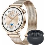 Huawei Watch GT 5 41MM Bundle Smartwatch, AMOLED Farbdisplay, Herzfrequenz-Monitoring, wasserdicht - Schwarz