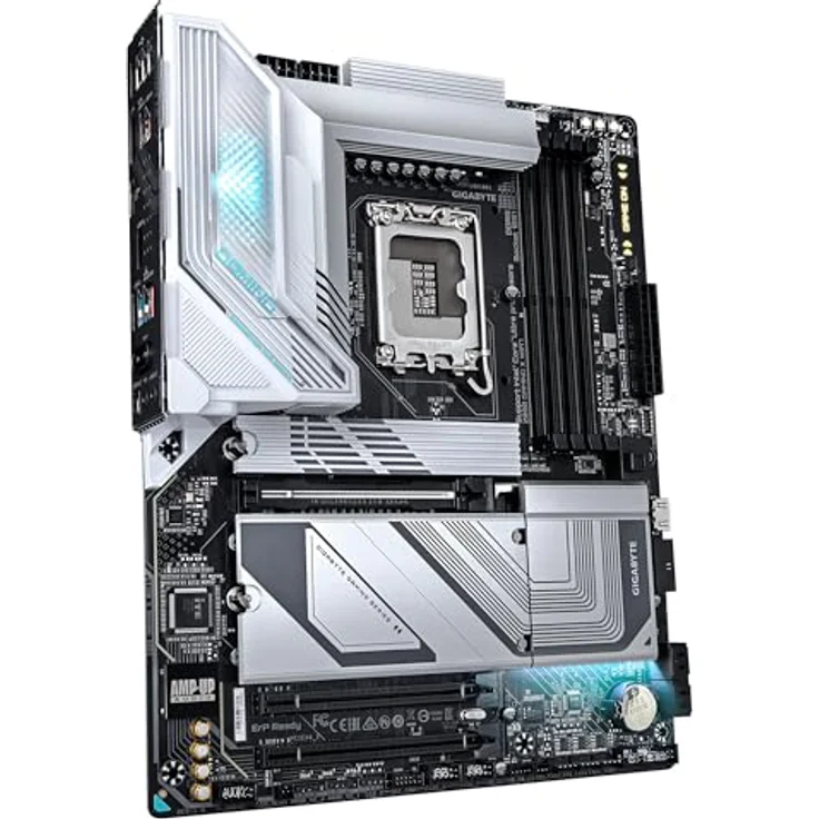 Gigabyte Z890 Gaming X WIFI7 Motherboard - 16+1+2 Phasen VRM, bis zu 8800MHz DDR5 (OC), PCIe 5.0, Wi-Fi 7, Thunderbolt 4, schwarz – Bild 3