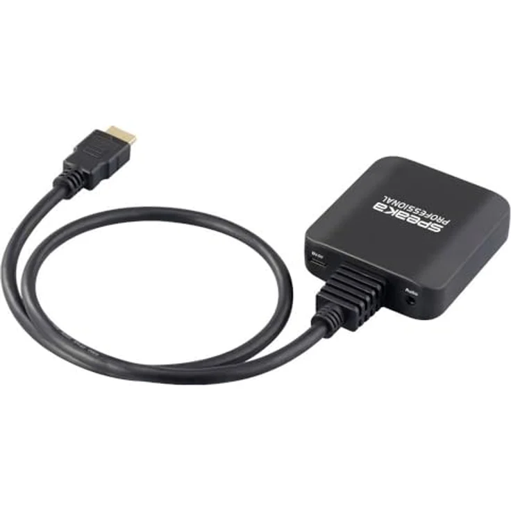 Speaka Professional SP-HDMIS-300 2 Port HDMI-Splitter, Ultra HD-fähig bis 7680 x 4320 Pixel, Schwarz, 48 Gbps, Unterstützung für Dolby Atmos und DTS:X – Bild 3
