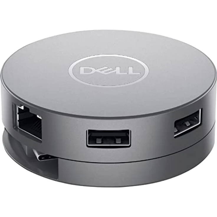 Dell USB-C Mobile Adapter DA310, Silber, 3840 x 2160 Pixel, 1920 x 1080 Pixel – Bild 1