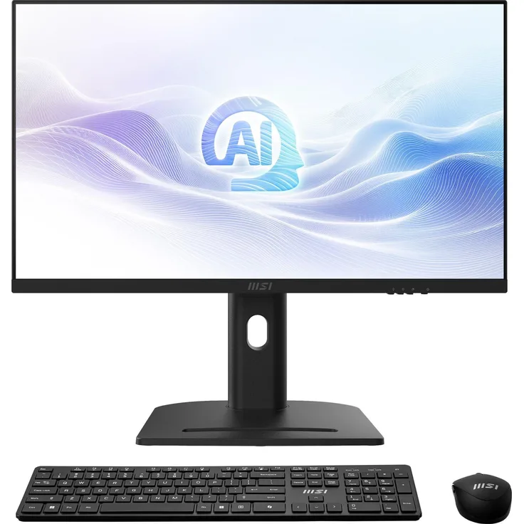 MSI Modern AM273QP AI 1UMG-221AT, All-in-One-PC mit Intel Core Ultra 7, 32 GB RAM, 1 TB SSD, 27" WQHD Display, Schwarz, Windows 11 Pro