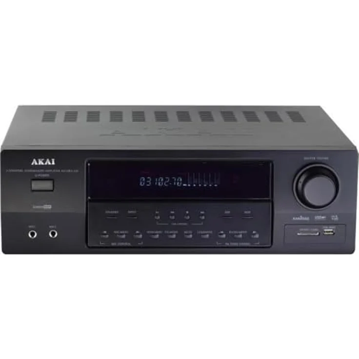Akai Professional AS110RA-320, 5.1 Kanal AV Receiver mit WLAN, Bluetooth und FM-Radio, Schwarz – Bild 2
