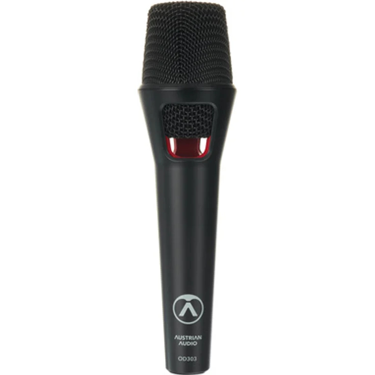 Austrian Audio OD303, dynamisches Gesangsmikrofon mit Supernieren-Richtcharakteristik, Frequenzbereich 35 Hz – 16 kHz