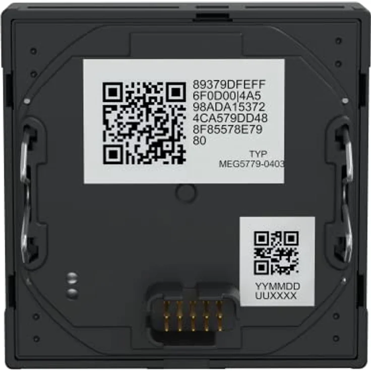Merten Smart Home Connected Raumtemperaturregler-MODUL, Unterputz, System M, kompatibel mit Amazon Alexa und Google Home, MEG5779-0403, Schwarz – Bild 4