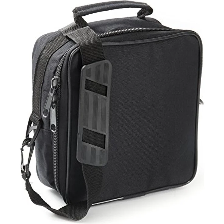 MUSIC STORE DJ Headphone Bag, Robuste wasserdichte Tasche mit flexiblem Netzfach und abnehmbarem Schultergurt, schwarz – Bild 1