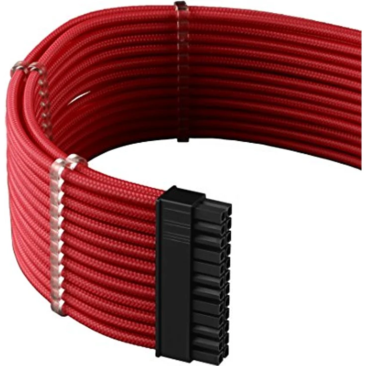 CableMod PRO Series ModMesh C-Series RMi & RMx Cable Kit - Stromkabelkit - geformt - Rot (CM-PCSR-FKIT-NKR-R) – Bild 3