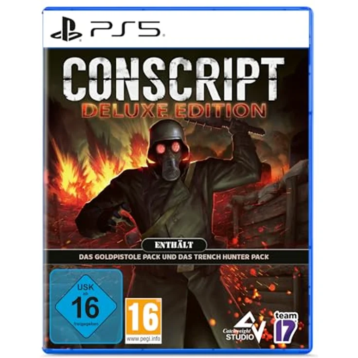 Astragon Conscript - Deluxe Edition [PS5], Survival-Horror-Spiel im ersten Weltkrieg mit Goldpistole & Trench Hunter Pack, PS5-Game – Bild 1