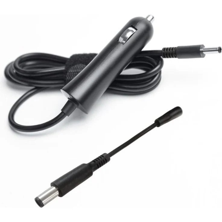 CoreParts Car Adapter für Dell, 90 W Notebook Netzteil, Schwarz