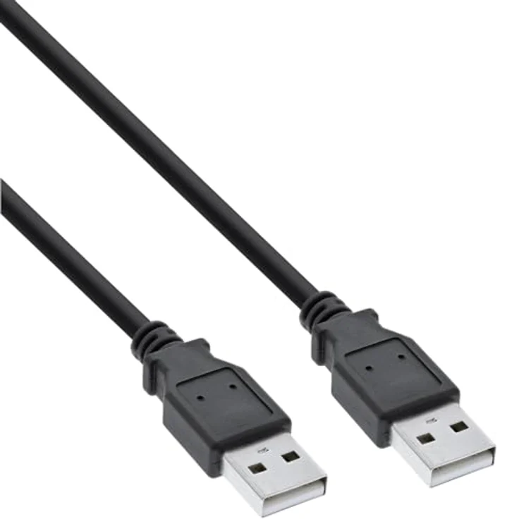 Ewent EW-100105-020-N-P - USB Kabel (1,8 m, USB A, USB A, 2.0, Schwarz) – Bild 2