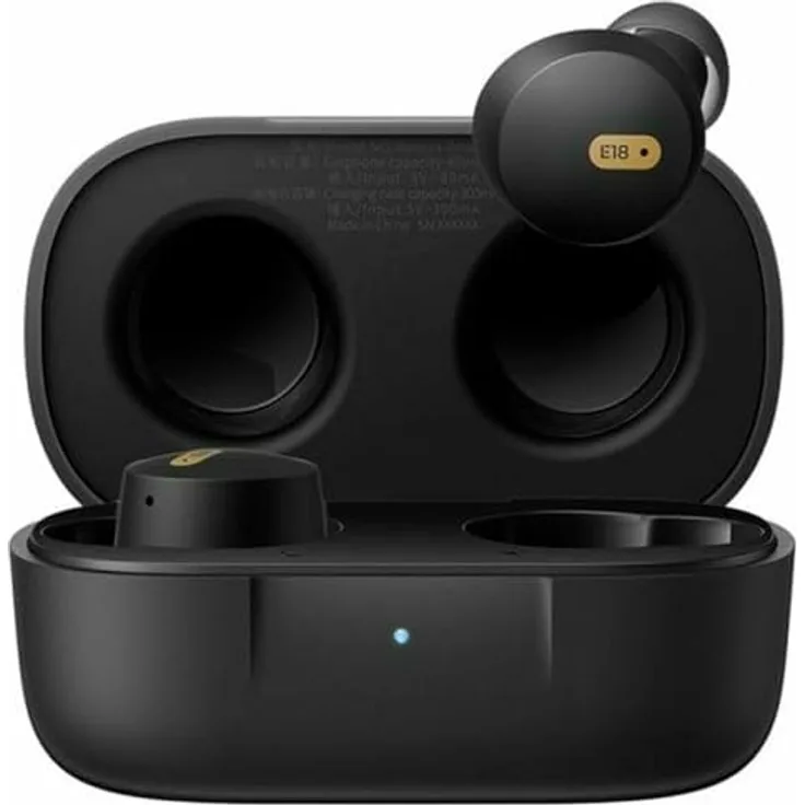 Baseus Bowie E18 True Wireless Noise Cancelling Kopfhörer, Bluetooth 5.3, IPX4, Schwarz