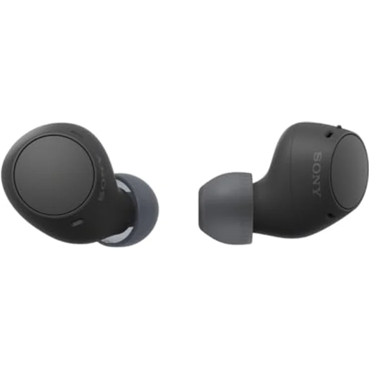Sony WF-C510 Truly Wireless Kopfhörer - Kleine, leichte Bluetooth In-Ear-Kopfhörer mit Multipoint-Connection, Ambient Sound, IPX4 Rating, Spotify Tap, Quick Charge, 22 HR Akku, iOS & Android - Schwarz – Bild 2