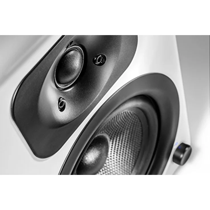 wavemaster TWO NEO soft white Regallautsprecher-System (60 Watt) mit Bluetooth-Streaming, digitalen Anschlüssen und IR-Fernbedienung Aktiv-Boxen Nutzung für TV-Tablet-Smartphone, mattweiß (66366) Regallautsprecher - 60 Watt - weiß – Bild 6