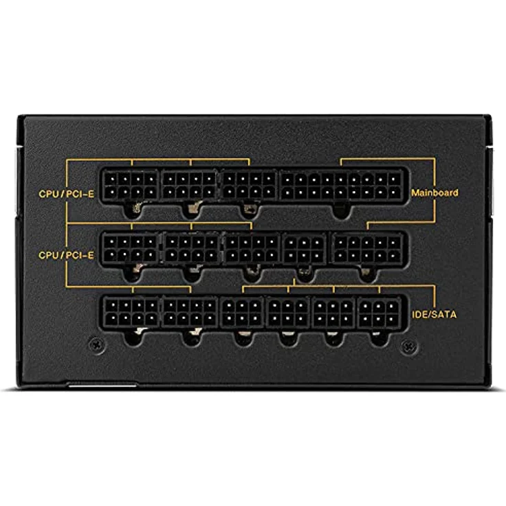 Nox HUMMER X 850W PLUS GOLD, 80 Plus Gold Netzteil mit 120-mm-Lüfter, modular, Schwarz – Bild 5