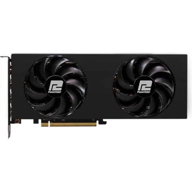 PowerColor RX 7800 XT 16GB GDDR6 (RX7800XT 16G-P), Next-Gen-Grafikkarte mit fortgeschrittenem Kühlsystem und verstärkter Rückwand – Bild 1