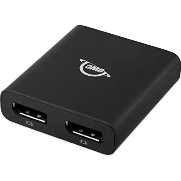 OWC Thunderbolt Dual DisplayPort Adapter - einfaches Hinzufügen von 4K-, 5K- oder 8K-Bildschirmen zu Ihrem Computer