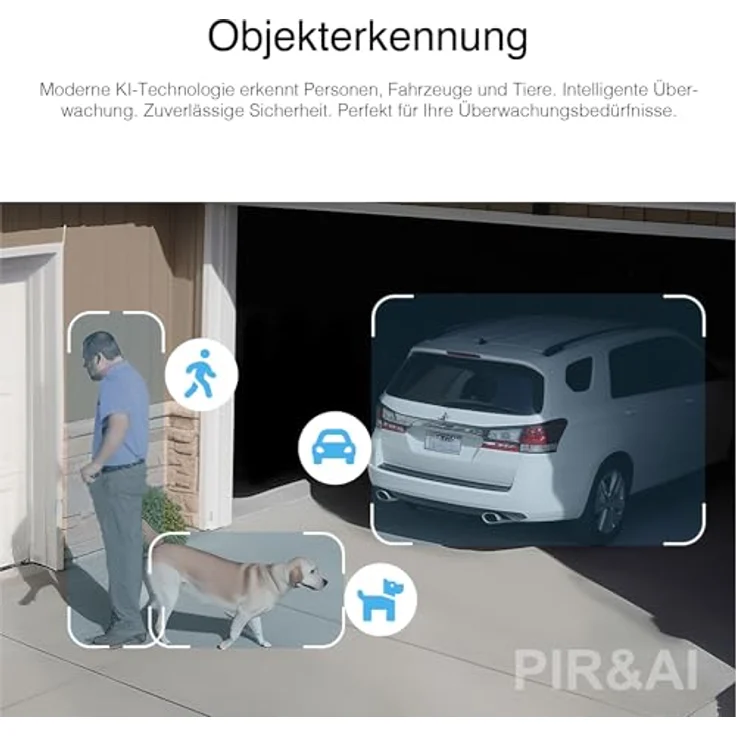 INSTAR IN-9808 4K Überwachungskamera Außen weiß, AI-Personenerkennung, IR-Nachtsicht, LAN/WLAN/PoE, HomeKit Secure Video, Mikrofon, WPA3, NDAA/TAA – Bild 4