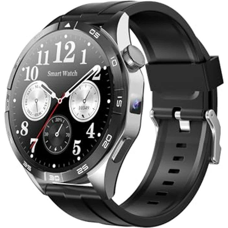 VALDUS VG52 PRO (2025) Silver, Gesundheitsuhr Smartwatch mit Telefoniefunktion, AMOLED Display, Alleskönner Spitzenmodell – Bild 2
