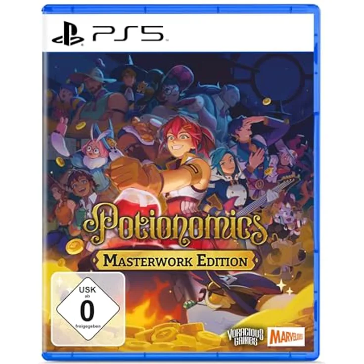 Marvelous Europe Potionomics: Masterwork Edition - PS5, Clevere Verkaufstaktiken und Zaubertrankkunst in Rafta