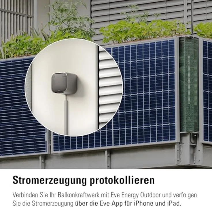 Eve Energy Outdoor, Smart Plug für Außenbereich, Steuerung per App und Sprache, Matter und Thread Unterstützung, datenschutzfreundlich – Bild 9