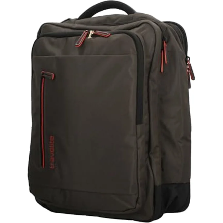 Travelite Crosslite Reiserucksack 43 cm mit Laptopfach, oliv, 100% Polyester – Bild 2