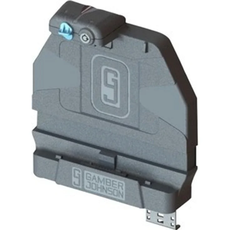 Gamber-Johnson 7160-1807-00, Fahrzeug-Dockingstation für Zebra ET4X 10", Schwarz, zwei USB-Ports