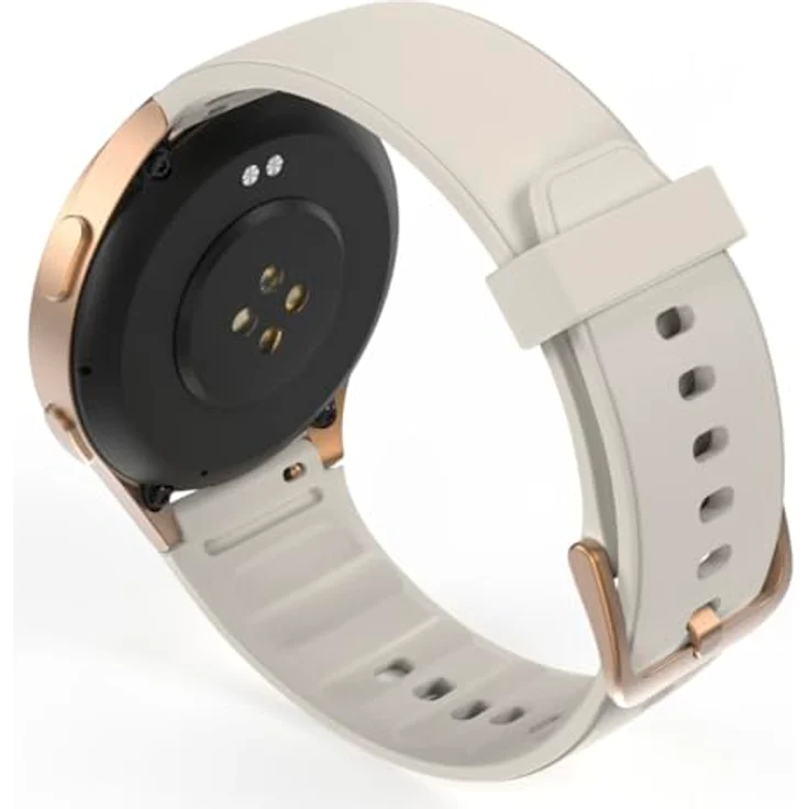 Hama Smartwatch 8900, GPS, AMOLED 1.32 Zoll, Telefonfunktion, Alexa, rund, Gold – Bild 4