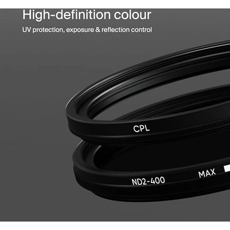Urth 43 mm UV, Polfilter (CPL), ND2-400 Filter Kit – Bild 4
