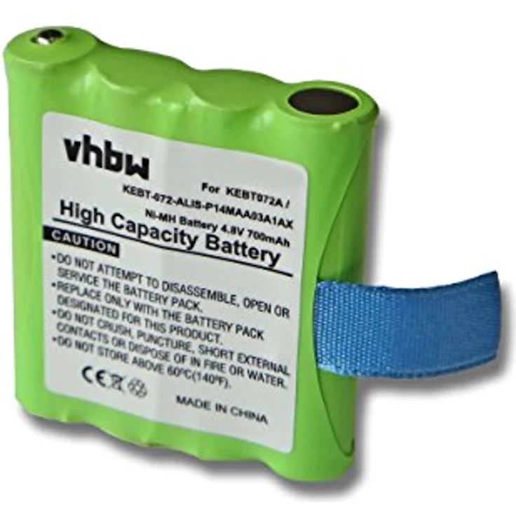 VHBW Akku, geeignet für Funkgerät, Walkie Talkie Motorola Talkabout T40, T80 Extreme, TLKR 3, TLKR 5, TLKR 6, XT, XTB, XTK 700 mAh, 4,8 V, NiMH – Bild 2