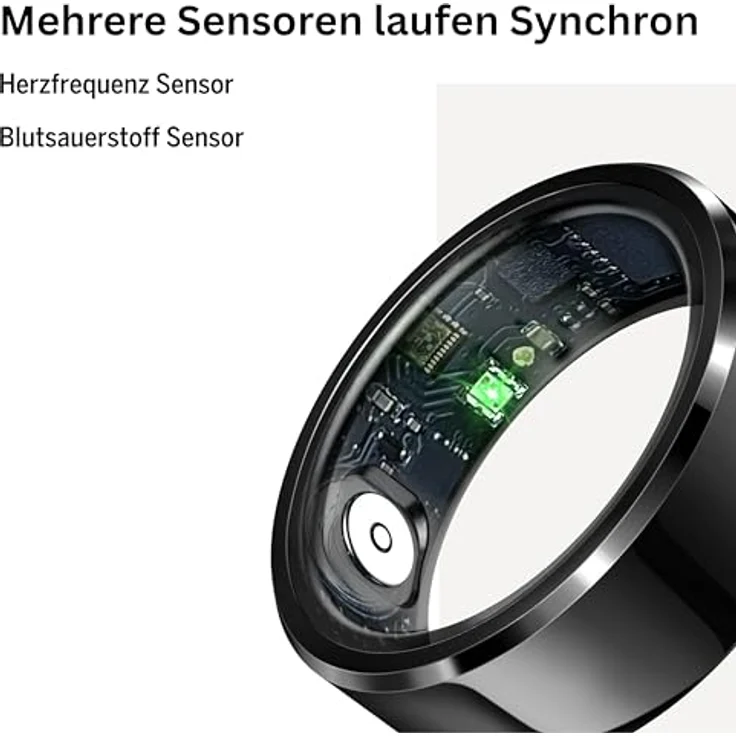 Felixx SR6 Smart Ring, Gesundheitsüberwachung, Silber, Größen 8-12, bis zu 7 Tage Akku – Bild 6