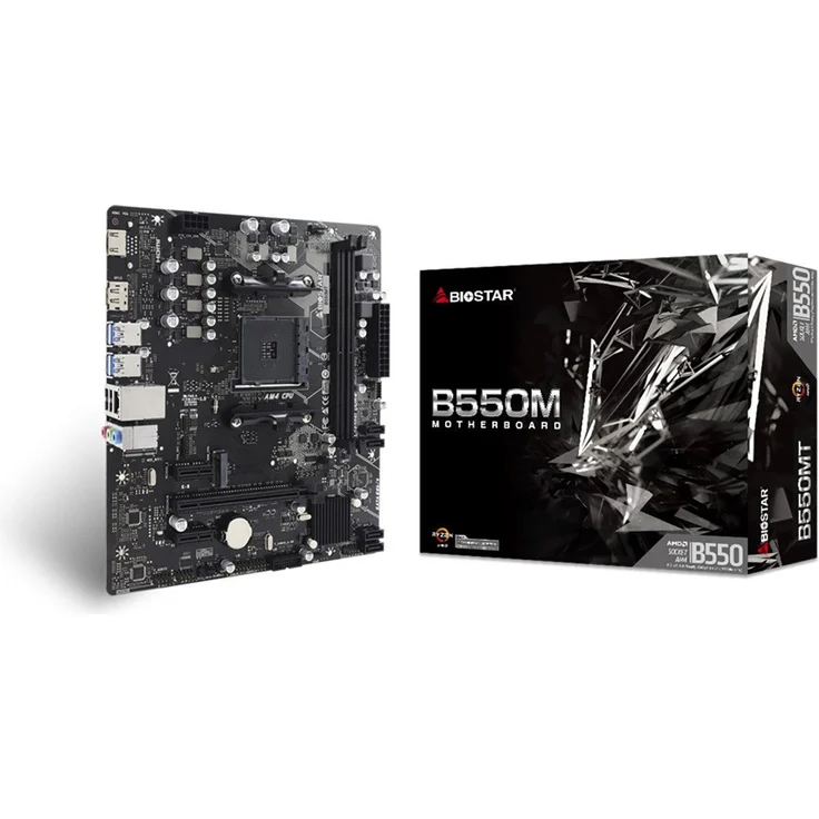 Biostar B550MT Mainboard, High-End Mainboard für Gamer und PC-Enthusiasten – Bild 1