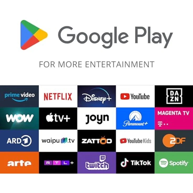 DYON iGoo-TV 55U 139cm (55 Zoll) Google TV (4K UHD, HD Triple Tuner, Prime Video, Netflix, Google Play Store für DAZN, Disney+, Apple TV+, Paramount+, waipu.tv UVM., Google Assistant) [Mod. 2023] – Bild 2