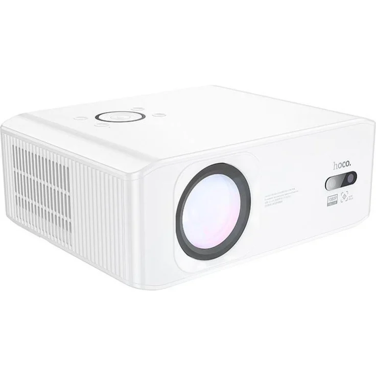 Hoco DT3, Beamer mit Android, Wi-Fi, Bluetooth, 1080P, 370 ANSI Lumen, bis 220 Zoll, Weiss