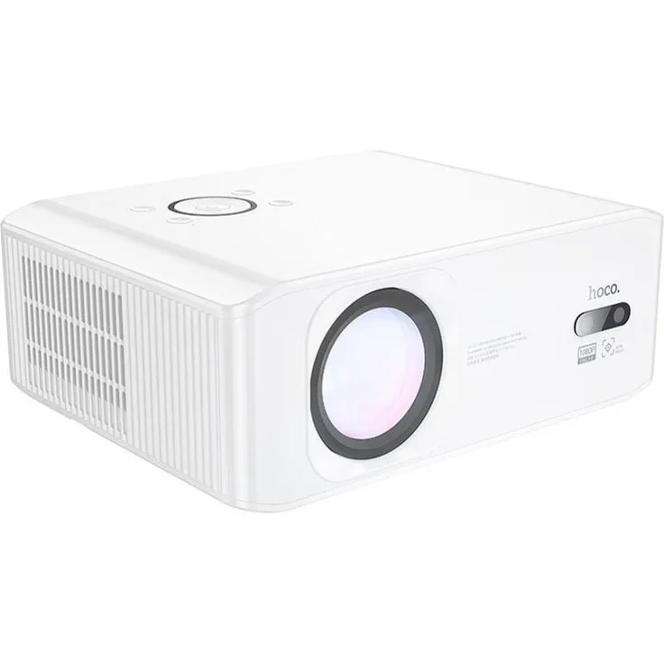 Hoco DT3, Beamer mit Android, Wi-Fi, Bluetooth, 1080P, 370 ANSI Lumen, bis 220 Zoll, Weiss