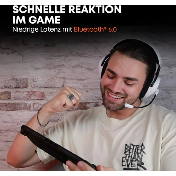 beyerdynamic MMX 230, Wireless Gaming Headset mit Bluetooth® 6.0, ANC und 60 Stunden Akkulaufzeit, Arktisches Weiß – Bild 3