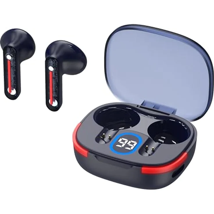 Oracle Red Bull Racing RB-EB190, Bluetooth In-Ear Kopfhörer mit ENC Noise Cancelling, 13mm Treiber, USB-C Ladecase, 3–4h Akkulaufzeit, 10m Reichweite – Bild 1