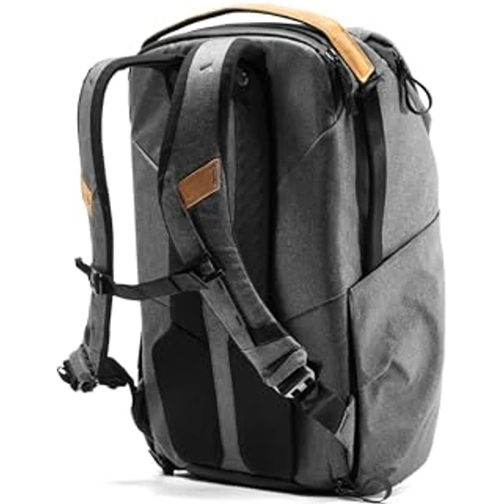 Peak Design Everyday Backpack 30L, Fotorucksack mit patentiertem MagLatch-System, wetterfest aus 100% recyceltem Nylon-Canvas, grau – Bild 2
