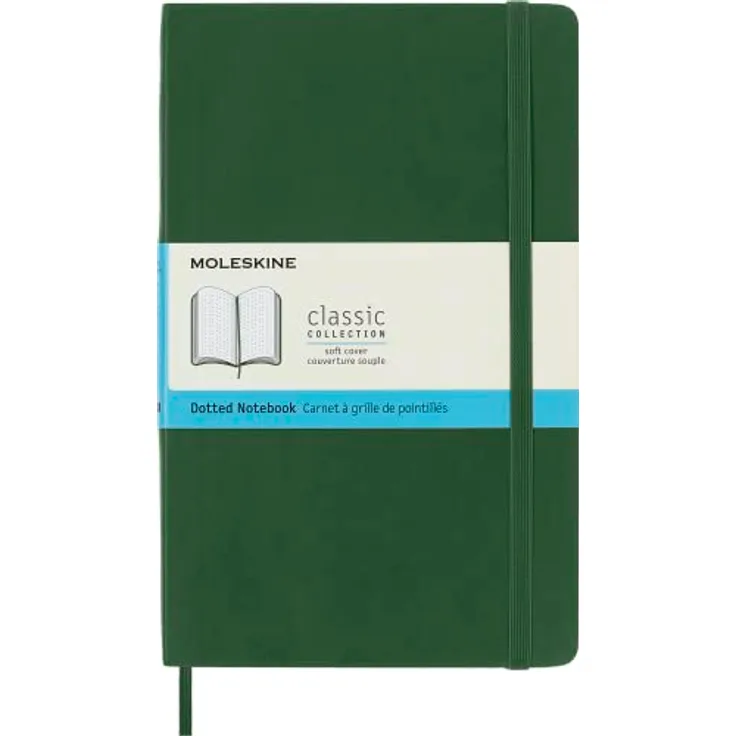 MOLESKINE Notizbuch Classic Collection, großer weicher Einband L/A5, 70g-Papier, schwarz