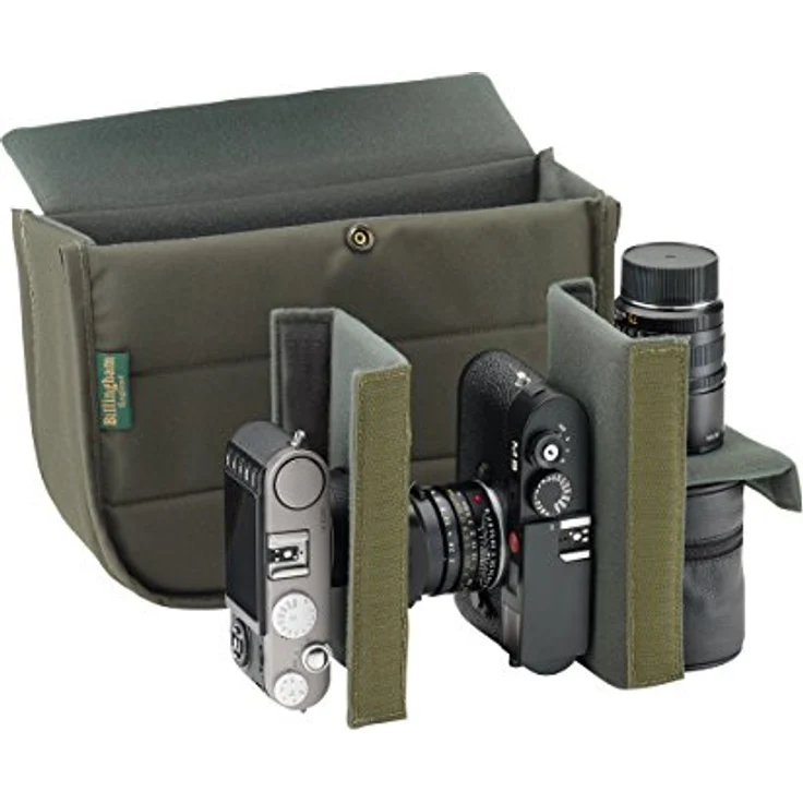 Billingham Small Pro – Tasche Rucksack FibreNyte (Schnellverschluss-System, Regenabweiser) grün und Toasten – Bild 7