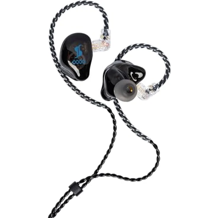 Stagg SPM 235 BK In-Ear-Kopfhörer, schwarz, mit Frequenzgang von 7 Hz - 40 kHz – Bild 2