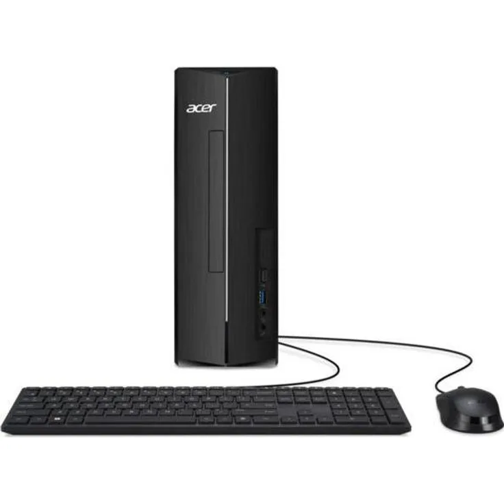Acer Aspire XC-1710 (DT.BLZEG.002), Desktop-PC mit Intel N100, 8 GB RAM, 512 GB SSD, Schwarz