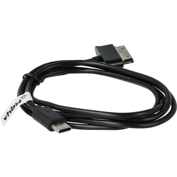 vhbw USB-C Ladekabel kompatibel mit Samsung Galaxy Tab 10.1 GT-P7501, GT-P7510, Note LTE GT-N8020, GT-P7500, 100 cm, schwarz, schnelles und sicheres Laden, präzise gefertigt – Bild 2