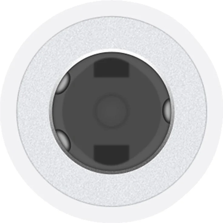 Apple MMX62ZM/A Lightning auf 3,5mm-Kopfhöreranschluss Adapter, weiß – Bild 3