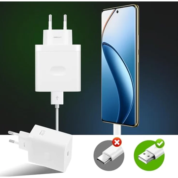 Realme RMTC67W Handy-Ladegerät Universal Weiß AC Schnellladung Drinnen, mit SUPERVOOC-Technologie – Bild 5