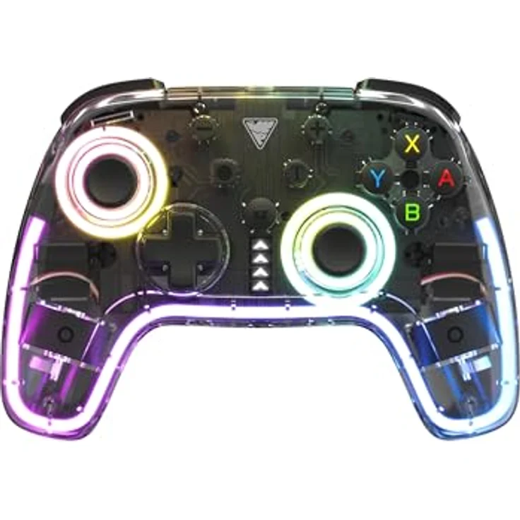 DRAGON SHOCK DragonShock ORION GLOW Gaming Controller, Glow RGB für Nintendo Switch, Switch Lite, OLED, kabellose Bluetooth-Konnektivität, integrierte Doppelmotoren – Bild 1