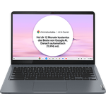 LENOVO IdeaPad Slim 3i, Chromebook Plus, 14 Zoll Full-HD, Intel Core i3 N305, 8 GB RAM, 256 GB SSD, Storm Grey, Google ChromeOS