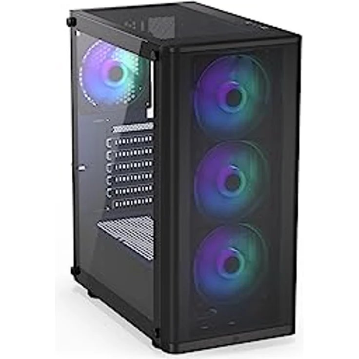 ENDORFY Ventum 200 ARGB, ATX Case, 4x120mm ARGB Fans Included, mesh Design | EY2A014 – Bild 2