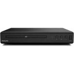Philips 2000 Serie TAEP200, DVD-Player in Schwarz mit 12-Bit/108MHz Videoverarbeitung, USB-Anschluss und vielseitiger Disc-Wiedergabe