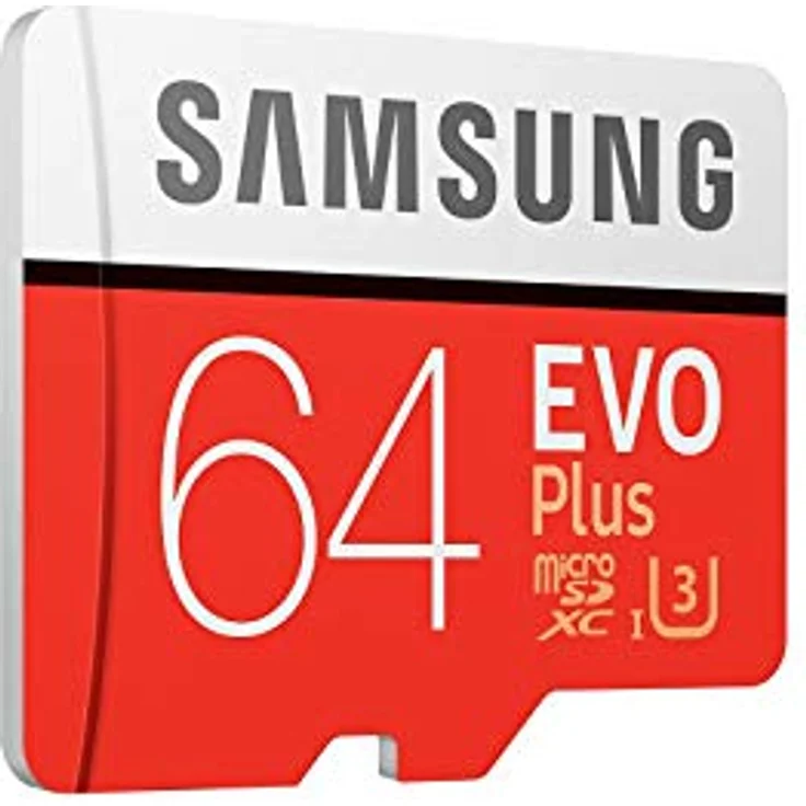 Samsung MB-MC64GA-EU EVO Plus 64 GB microSDXC UHS-I U3 Speicherkarte inkl. SD-Adapter Rot-Weiß – Bild 5