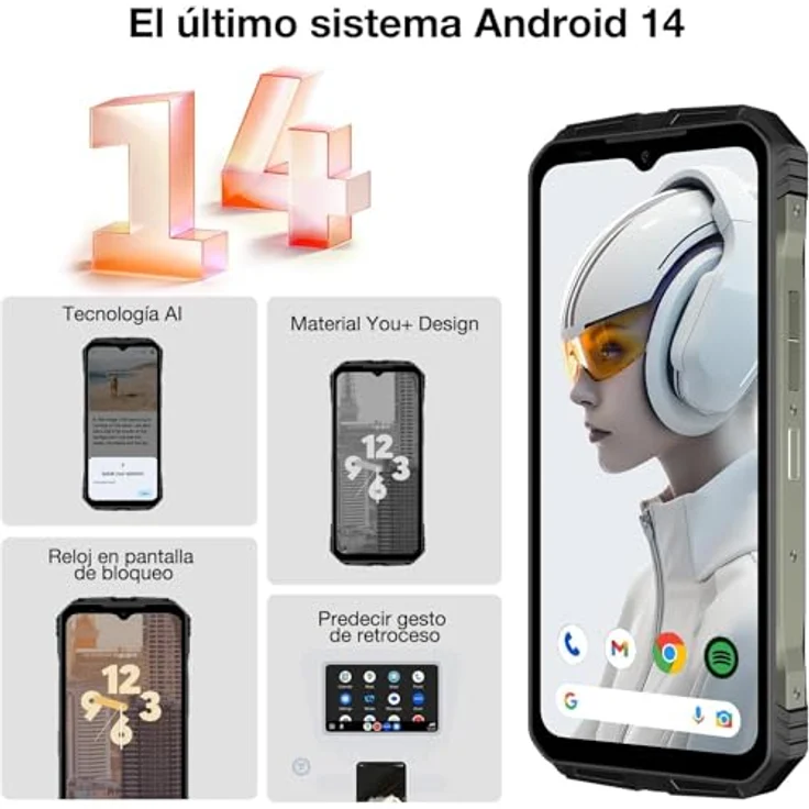 Doogee V Max Plus 5G 16 GB/512 GB Power Gray – Bild 5